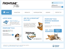 Tablet Screenshot of frontlineplus.co.za